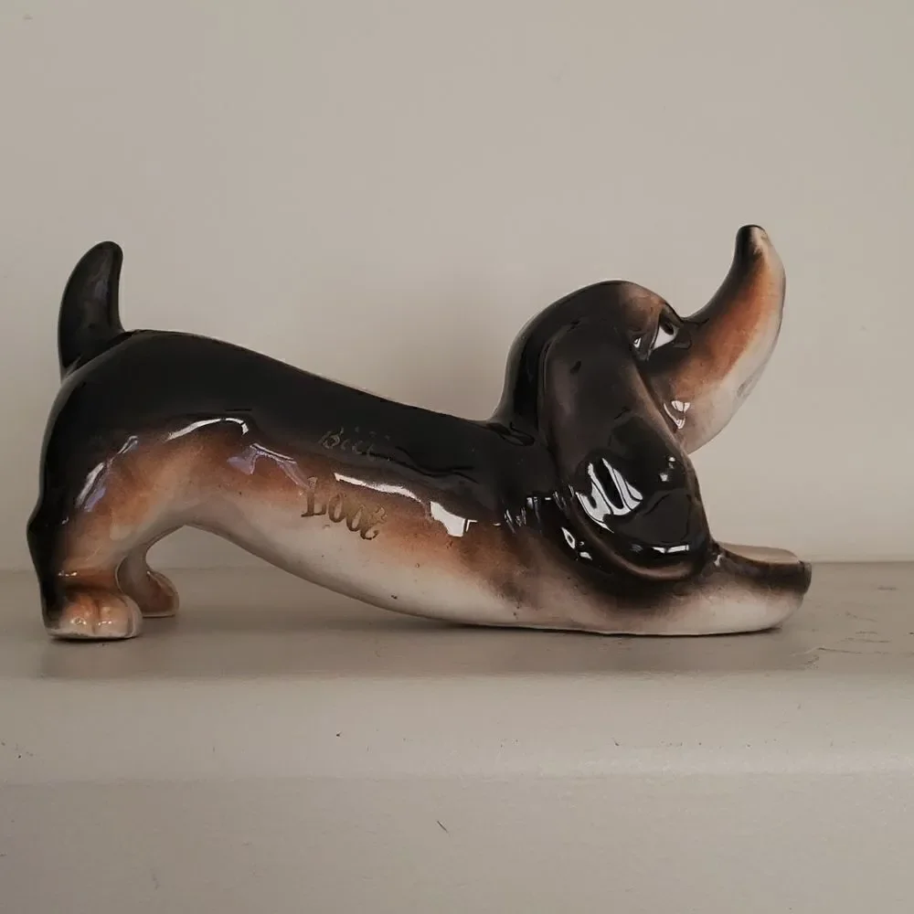 Vintage Dachshund Coin or Jewelry Valet Vintage